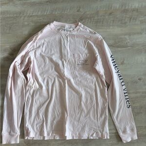 Vineyard Vines Women’s Light Pink Long Sleeve Tee